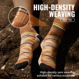 WRELS 1/2/3pairs Merino Wool Socks Warm Thermal Hiking Socks Cushion Sweat Wicking Breathable Compression Merino Wool Socks