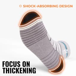 WRELS 1/2/3pairs Merino Wool Socks Warm Thermal Hiking Socks Cushion Sweat Wicking Breathable Compression Merino Wool Socks
