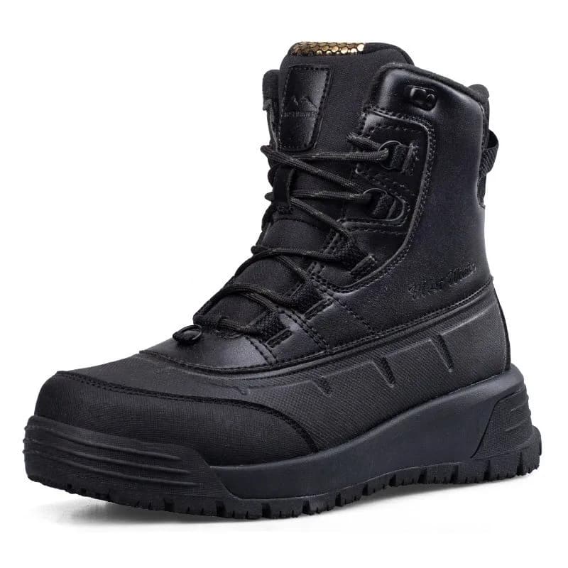 2026 Winter Men's General Cotton Shoes with Fleece Lining Thickened and Warm Cold-Resistant Boots Sizes 40-45
