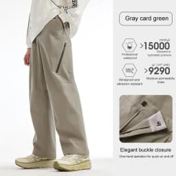 GOLDEN CAMEL Outdoor Hiking Pants Men Women Windproof Waterproof Breathable Wear-resistant Tear-resistant Hiking Soft Shell Trou