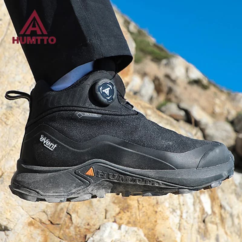 HUMTTO EVENT waterproof Outdoor Hiking boots Men waterproof hunting Boots Tactical Desert Ankle shoes trekking Walking Sneakers