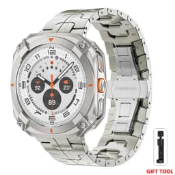 Steel Band+Case for Samsung Galaxy Watch ultra 2025 47mm Alloy Bumper Cover for GALAXY Watch7 ultra 47mm Luxury Men Strap correa