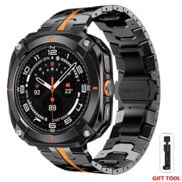 Steel Band+Case for Samsung Galaxy Watch ultra 2025 47mm Alloy Bumper Cover for GALAXY Watch7 ultra 47mm Luxury Men Strap correa