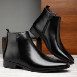 New Men's Boots Classics Chelsea Boots Luxury High Top Leather Boot Fashion Casual Ankle Boots Men Dress Boot Botas Para Hombre