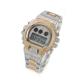 Hip Hop Full Iced Out Men Watches Stainless Steel Fashion Luxury Rhinestones Quartz Square Wristwatches Business Watch