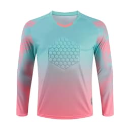 Custom Men Football Goalkeeper Uniforms Suit Adult Kids Jerseys Sets Long Sleeve Protective Sponge Soccer Shirt Pants Sports