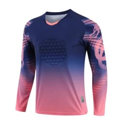 Custom Men Football Goalkeeper Uniforms Suit Adult Kids Jerseys Sets Long Sleeve Protective Sponge Soccer Shirt Pants Sports