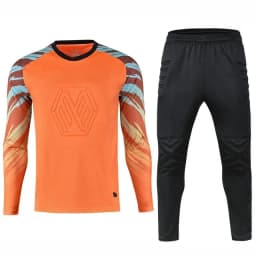 Adult Kids Football Goalkeeper Jerseys Tracksuit Custom Men Soccer Goalie Tracksuit Long Sleeve Uniform Boy Gatekeeper Outfit