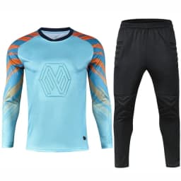 Adult Kids Football Goalkeeper Jerseys Tracksuit Custom Men Soccer Goalie Tracksuit Long Sleeve Uniform Boy Gatekeeper Outfit