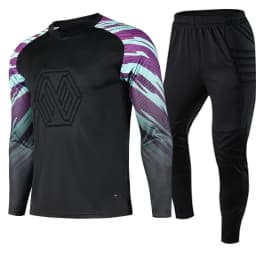 Adult Kids Football Goalkeeper Jerseys Tracksuit Custom Men Soccer Goalie Tracksuit Long Sleeve Uniform Boy Gatekeeper Outfit