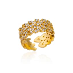 Gold Color Stainless Steel Colored Imitation jade heart-Shaped Opening Ring For Women Adjustable Charm Finger Ring Jewelry Gift