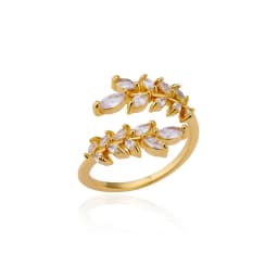 Gold Color Stainless Steel Colored Imitation jade heart-Shaped Opening Ring For Women Adjustable Charm Finger Ring Jewelry Gift