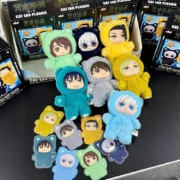 Jujutsu Kaisen Blind Box Plush Keychain JJK Anime Character Bag Charm Car Pendant Mystery Doll Collectible Toy Birthday Gift Fan