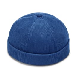 Vintage Men's Summer Cotton Brimless Skullies Cap Solid Color Street Portable Docker Hats Multipurpose Beanie Hat Hip Hop Hats