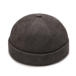 Vintage Men's Summer Cotton Brimless Skullies Cap Solid Color Street Portable Docker Hats Multipurpose Beanie Hat Hip Hop Hats