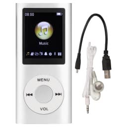 Aluminum Alloy MP3 Player Stylish Multifunctional Lossless Sound Slim 1.8 Inch LCD Screen Portable MP3 Music Player