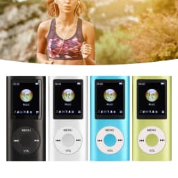 Aluminum Alloy MP3 Player Stylish Multifunctional Lossless Sound Slim 1.8 Inch LCD Screen Portable MP3 Music Player