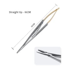 1 pc Dental Surgical Orthodontic Implant Castroviejo Needle Holders Forceps Tweezers Dental Pliers Dentistry Tool