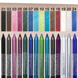 6 Color Colourful Eyeliner Pen High Pigment Pearly Shimmer Metallic Smokey Punk Gothic Eyeliner Long Lasting Waterproof