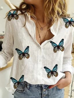 Vintage Cotton Linen Blouse Shirt Top Blusa Feminina Roupas Long Sleeve Female Casual Quality Spring Autumn Shirt Women Tops