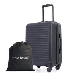 Travehouse Hardshell Carry On Luggage Airline Approved 20", Small Suitcase With Spinner Wheels