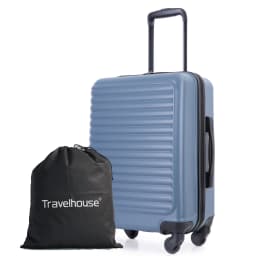 Travehouse Hardshell Carry On Luggage Airline Approved 20", Small Suitcase With Spinner Wheels