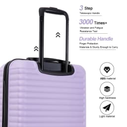 Travehouse Hardshell Carry On Luggage Airline Approved 20", Small Suitcase With Spinner Wheels