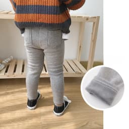New Winter Children's Jeans Boys and Girls' Solid Color Thin Velvet Elastic Belt Jeans Infant Elastic Denim Pants 1-6Y