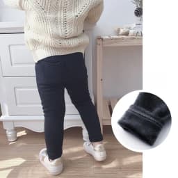 New Winter Children's Jeans Boys and Girls' Solid Color Thin Velvet Elastic Belt Jeans Infant Elastic Denim Pants 1-6Y