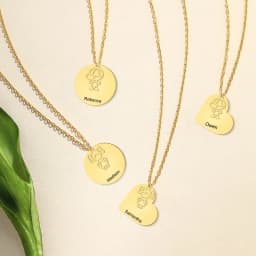 Jeshayuan New Trend Boy Girl Engraved Custom Name Necklace For Kids Stainless Steel Box Chain Necklaces Family Jewelry Gift