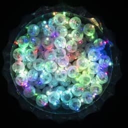 50/100/150/200/300pcs Tumbler Round Ball Light Balloon LED Flash Luminous Lamps Lantern Light for Wedding Party Birthday Decor