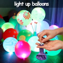 50/100/150/200/300pcs Tumbler Round Ball Light Balloon LED Flash Luminous Lamps Lantern Light for Wedding Party Birthday Decor