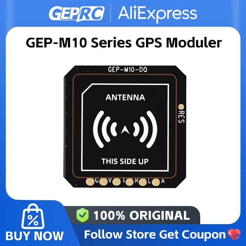New GEP-M10 GPS Module with Series GEPRC GPS Nano/DQ Verision for MOZ7 FPV Drone Accessories Support GPS + BDS + Galileo + QZSS