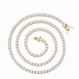 D VVS1 Moissanite Tennis Necklace 100% 925 Sterling Silver 2-6mm with GRA Necklaces for Women Man Wedding Jewelry Fashion Gift