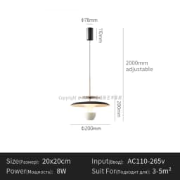 Menvix New Lamp LED Pendant Light Fixtures Colourful Ceiling Fixture Hanging Chandelier Kitchen Island Dining Room Bedroom Hall
