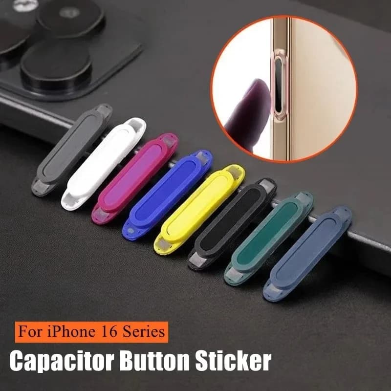 For iPhone 18 16 17 Pro Max Silicone Soft Camera Control Capture Button Case 1 Pieces Stickers Phone Accessories For iPhone18Pro