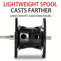 BILLINGS AW 200 Series,6.3:1 Gear Ratio,18LB Max Drag,Baitcasting Reel,For Freshwater Saltwater