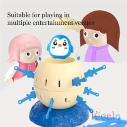 Penguin Novelty Toys for Holiday Party Children's Educational Thinking Training Pirate Barrels Interactive Toys