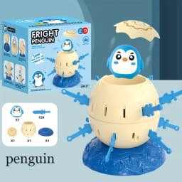 Penguin Novelty Toys for Holiday Party Children's Educational Thinking Training Pirate Barrels Interactive Toys