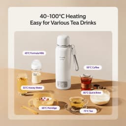 Avent Portable Bottle Warmer Travel Kettle 550ml 316L Stainless Steel 100C Boiling Constant Temperature Baby Formula Milk Warmer