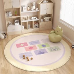 VIKAMA Mori Short Pile Carpet Hypoallergenic Children's Room Bedroom Mat Non-slip Game Blanket Kindergarten Lunch Mat