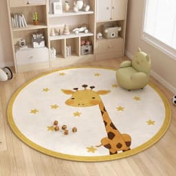 VIKAMA Mori Short Pile Carpet Hypoallergenic Children's Room Bedroom Mat Non-slip Game Blanket Kindergarten Lunch Mat