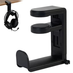 360° Rotating Headphone Stand Desktop Headset Holder Desk Hanger Hook Headphone Storage Hangin Organizer For PC Gaming Headset