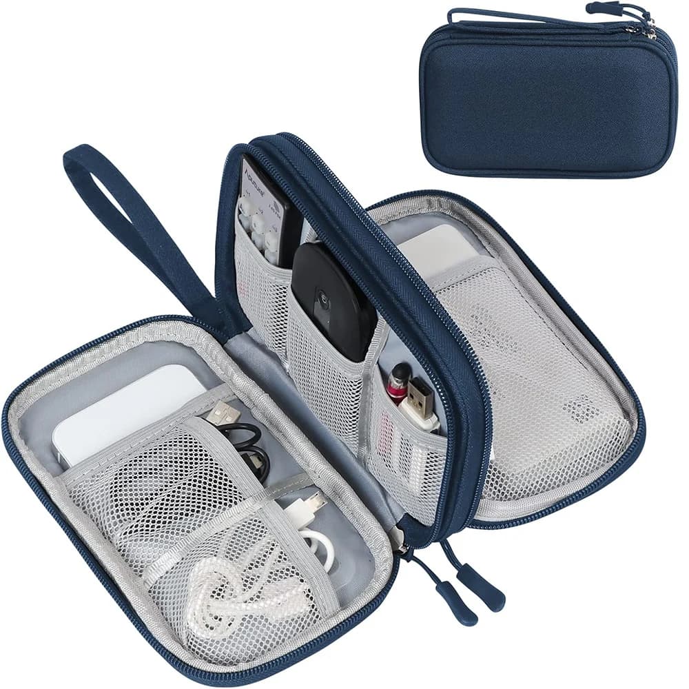 Electronics Wire-winding Storage Bag Waterproof Carrying Accessories Pouch Travel Bag Universal Cable Organizer Electronics Bag