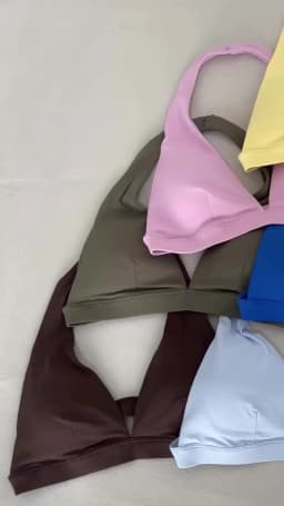 Women's V-neck Hanging Neck Cool Yoga Underwear Fitness Running Breathable Sexy Bra