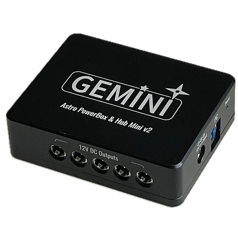 2025 GEMINI Brand New Astronomy Mini V2 HUB Power Box DC+ USB3.1 High-speed Readout Output for Astrophotography