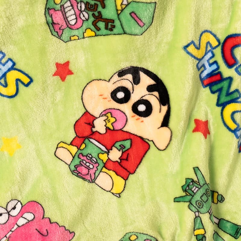 Cartoon Crayon Shin chan Blanket flannel Student Office Napping Blanket Cute Velvet Blanket Dormitory Bed Sheet Blanket Gift