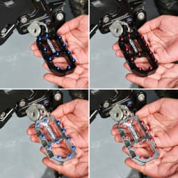 FootPegs Motorcycle For Surron Lightbee Segway X260 X160 Electric Dirt Bike Aluminum Foot Rests Pedals Dirt Pit Bike Accessories
