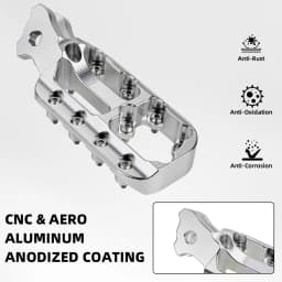 FootPegs Motorcycle For Surron Lightbee Segway X260 X160 Electric Dirt Bike Aluminum Foot Rests Pedals Dirt Pit Bike Accessories