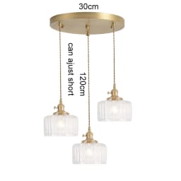LED Vintage Glass Pendant Light Green Hanging Lamps Living Room Decor Luminaire Hall Bedroom Dining Room Indoor Fixture Lustre